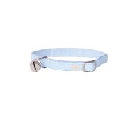 21272 BASIC CAT COLLAR 1x34cm WITH BELL, BLUE