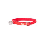 21271 BASIC CAT COLLAR 1x34cm WITH BELL, RED