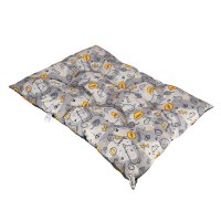 18175 PET BED - QUILTED 75X60 CM, GREY