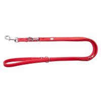 13832 ROYAL LEATHER EXTENDABLE LEASH 2,0X200CM RED