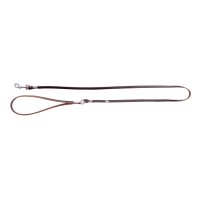 10019 LEATHER LEASH RIVETED 125 X 0,8 CM BROWN