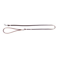 10016 LEATHER LEASH RIVETED 125 X 0,6 CM BROWN