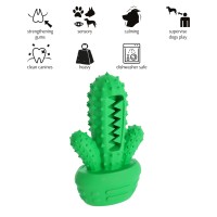 17310 HARD TPR RUBBER DOG TOY - CACTUS, 15 CM