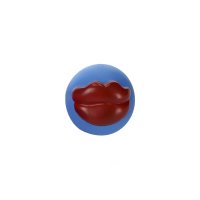 16961 DOG TOY MOUTH BALL 8 CM BLUE