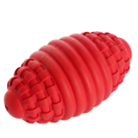 16963 HARD TPR RUBBER DOG TOY - RUGBY, 14,5 CM