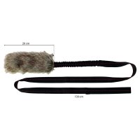 15585 FAUX FUR DOG TOY + BUNGEE HANDLE 150 CM