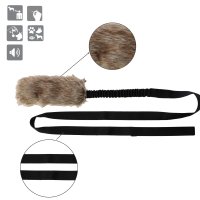 15585 FAUX FUR DOG TOY + BUNGEE HANDLE 150 CM