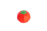 16962 HARD TPR RUBBER DOG TOY - TOMATO, 9 CM