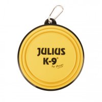 JULIUS-K9®Faltbarer Silikon-Schüssel - gelb -...